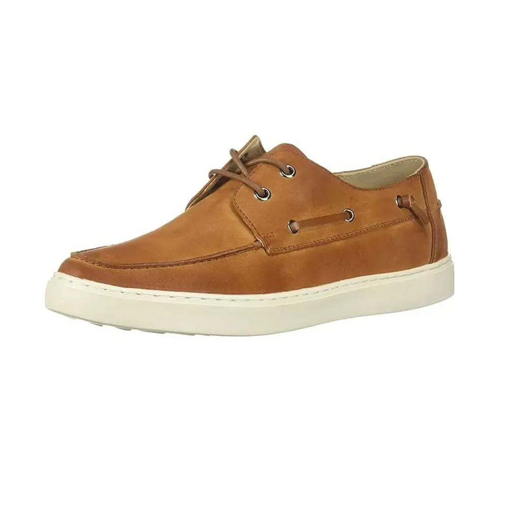NEW Kenneth Cole Reaction Indy Boat Shoes Tan 10.5, Men's